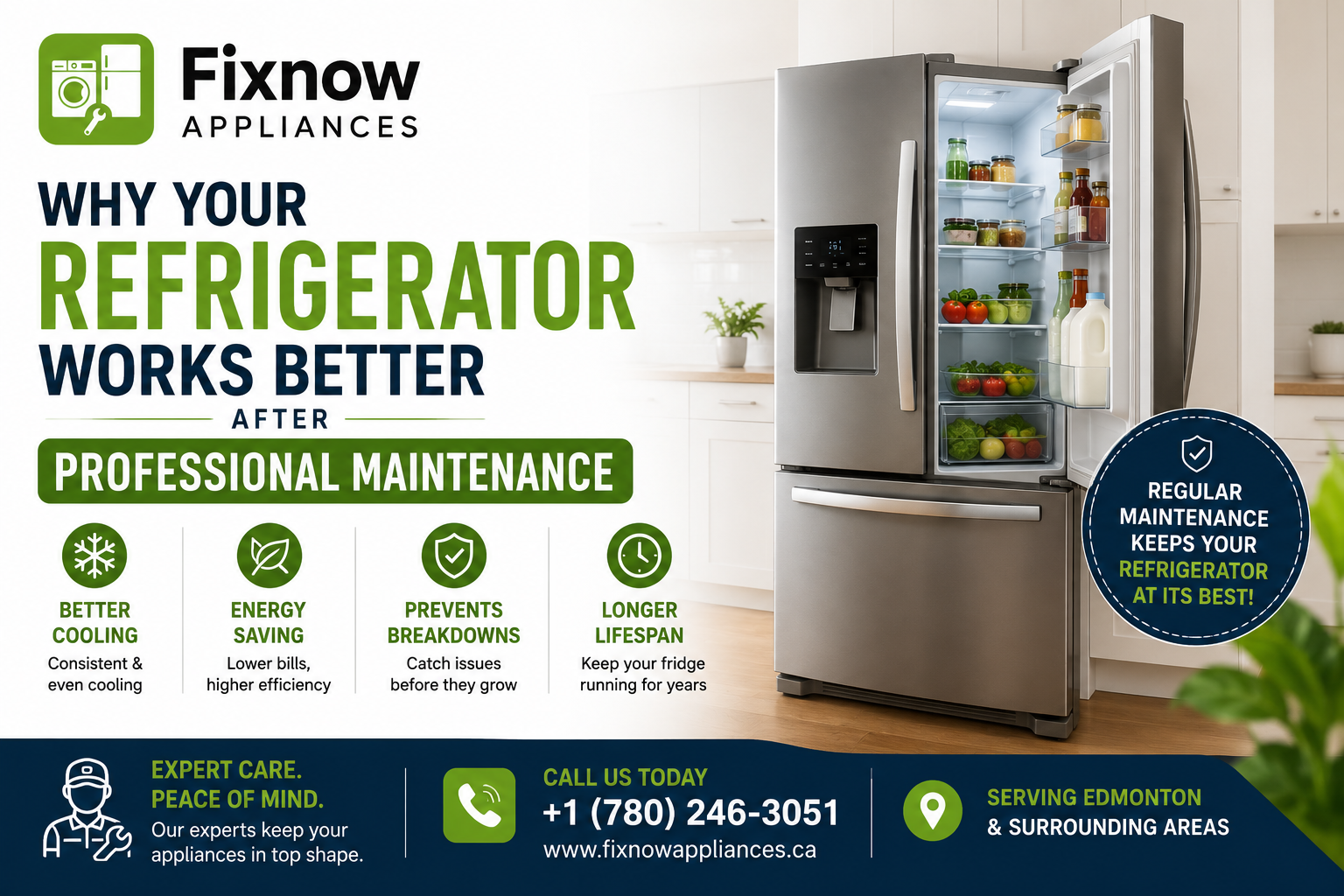 Why Your Refrigerator Works Better After Professional Maintenance | FixNow Appliances